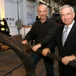 Technik-Museum-Vorsitzender Ewald Griesel (rechts) mit stellvertreter Bernd Scott. Foto: Mario Zgoll Technik-Museum-Vorsitzender Ewald Griesel (rechts) mit stellvertreter Bernd Scott. Foto: Mario Zgoll