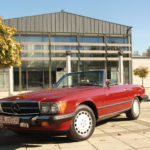 Der Mercedes Benz 560 SL, importiert aus Kalifornien. Foto: Mario Hauptmannl Der Mercedes Benz 560 SL, importiert aus Kalifornien. Foto: Mario Hauptmannl