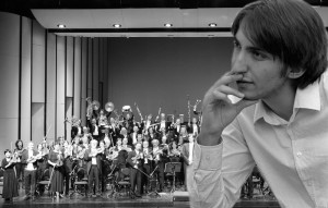 Fotomontage aus den Fotos von N. Klinger (Orchester) und Oran Greier
