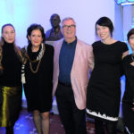 Alexandra Macha (Vorsitzende Marketing-Club), Kathrin Bode (Vizevorsitzende Marketing-Club), Laura B. Luther (Vorstand Finanzen, Marketing-Club), Hans-Jochem Weikert (Projektleiter Kassel 1100), Carina Mihr (Büroleiterin Büro 1100) und Sabine Heinemann (Marketing Büro 1100) (v.l.). Foto: nh