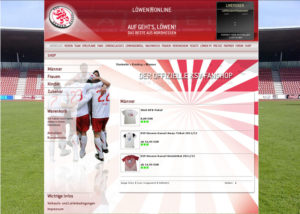 So sieht er aus: Der Webshop auf der neuen Internetseite des KSV. Screenshot: nh