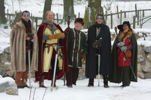 Sorgen für spannende Unterhaltung: die Reinhardswälder Highländer. Foto:nh