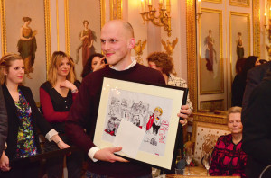 Leonard Riegel bei der Preisverleihung in Paris. Foto: Deutsche Botschaft Paris Leonard Riegel bei der Preisverleihung in Paris. Foto: Deutsche Botschaft Paris