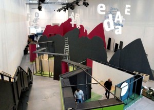 Blick in die laufenden Umbauarbeiten in der documenta-Halle. Foto: Mario Zgoll