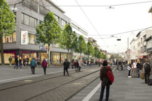 Blick in die Untere Königsstraße. Foto: nh