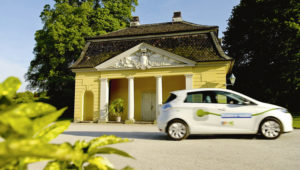 Sechs Renault Zoe sind in das E-Carsharing der KVG in Kassel integriert. Foto: Regionalmanagement Nordhessen GmbH