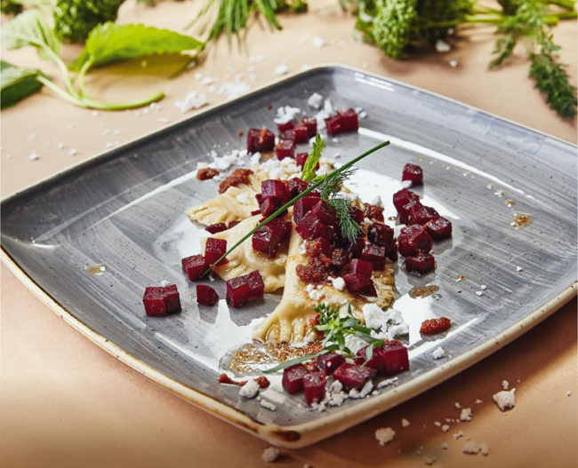 Grüne Sauce | Ravioli | Rote Bete | Jérôme Kassel