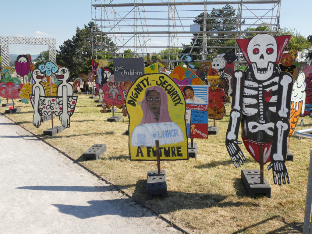 documenta 15 auf dem Friedrichsplatz